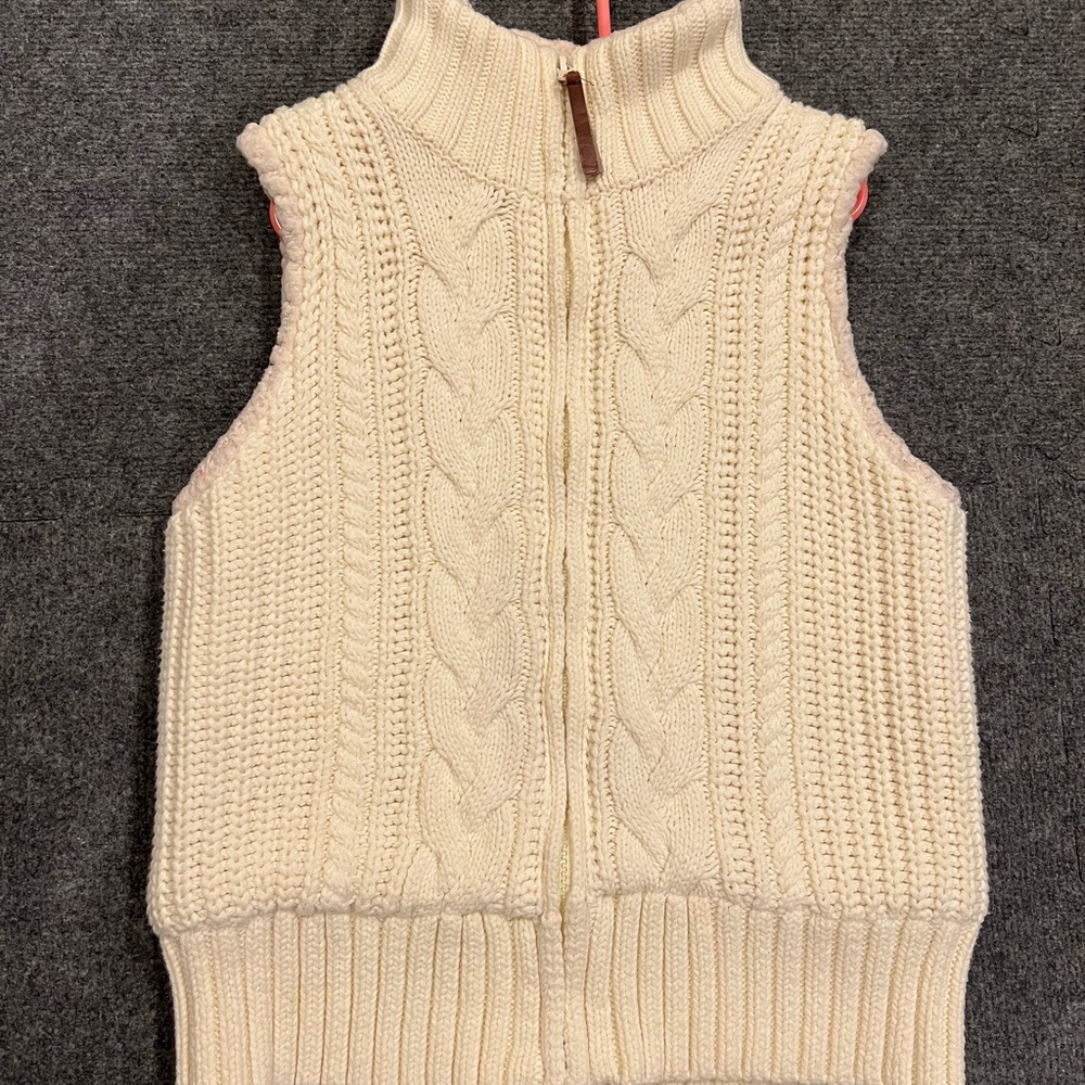 Warm beautiful girls vest